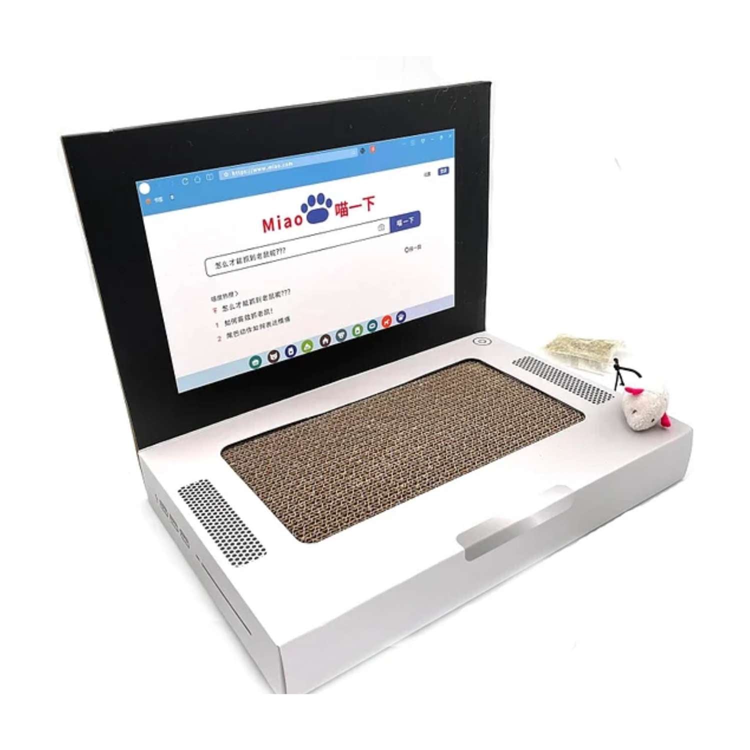 Kat Laptop-Stijl Krabplank van karton